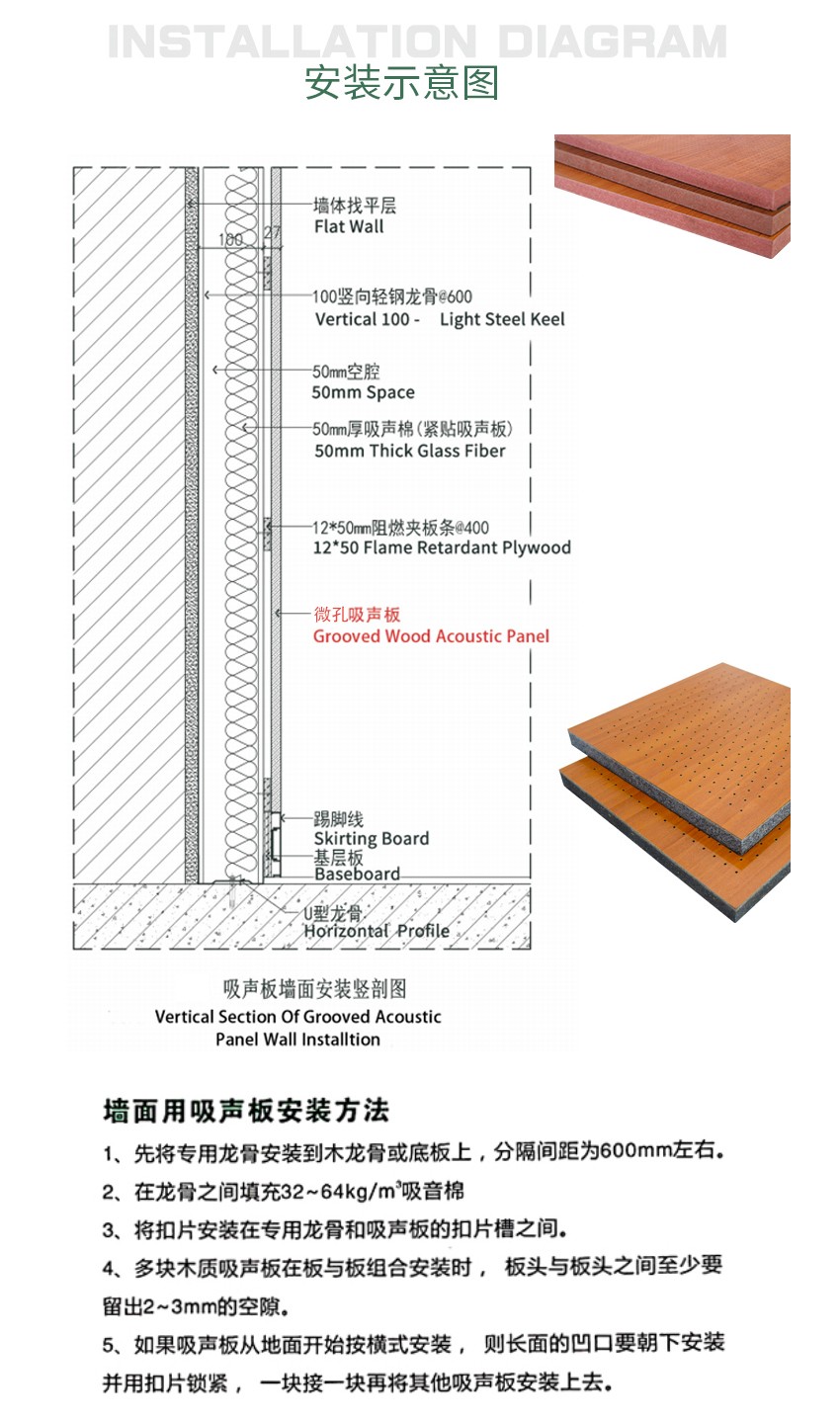 微穿孔吸音板安裝 微穿孔吸音板安裝