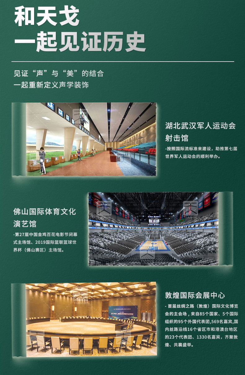 多功能廳堂孔木吸音板 多功能廳堂孔木吸音板