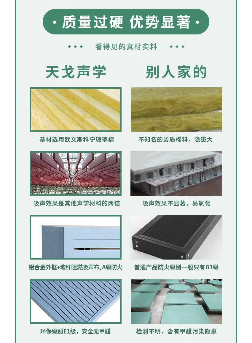 鋁條縫空間吸聲體對比 鋁條縫空間吸聲體對比