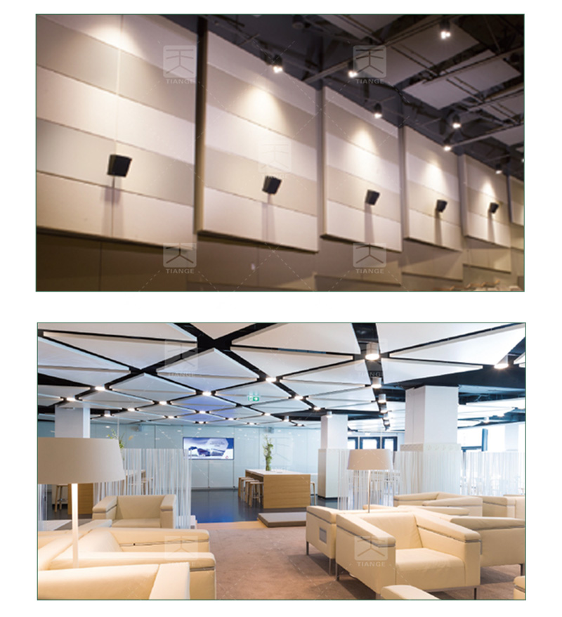 異形玻纖天花吸音板 廣東天戈吸音板廠家