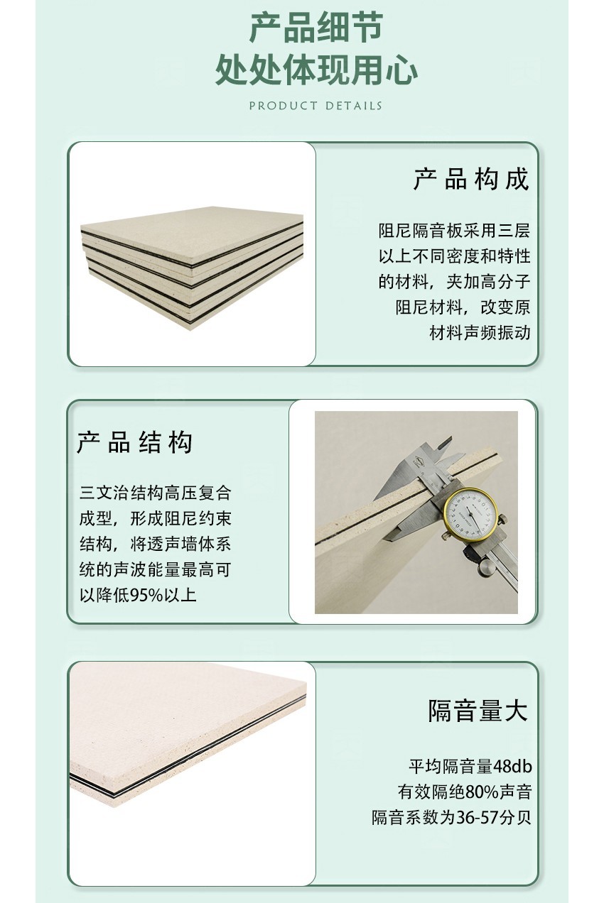 隔音板產(chǎn)品細(xì)節(jié)