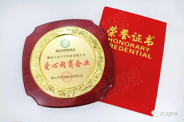 喜訊 | 佛山天戈科技有限公司獲“10強(qiáng)網(wǎng)商企業(yè)”稱號(hào)！